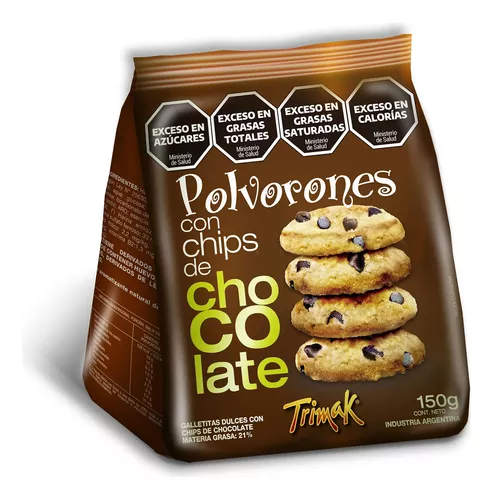 Galleta POLVORONES Chips 150gr (unidad)