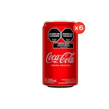 COCA Lata Mini 220ml (x6)