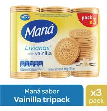 Galletas MANÁ 408gr (TriPack)