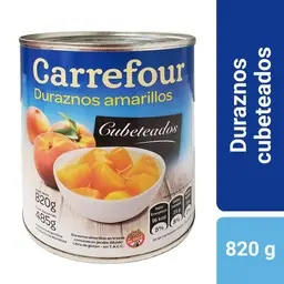 [Productos Almacen > Enlatados] Durazno Mitades CARREFOUR Lata 820g