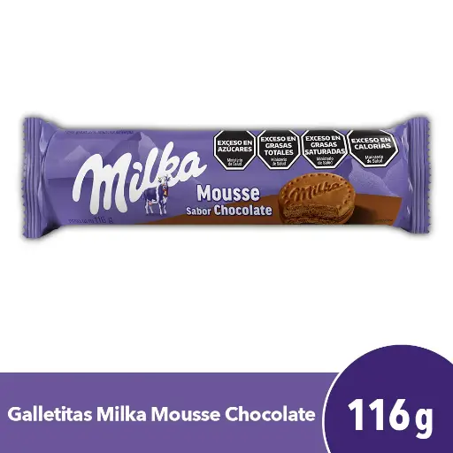 [Productos Almacen > Galletas] Mousee Choco MILKA 116g