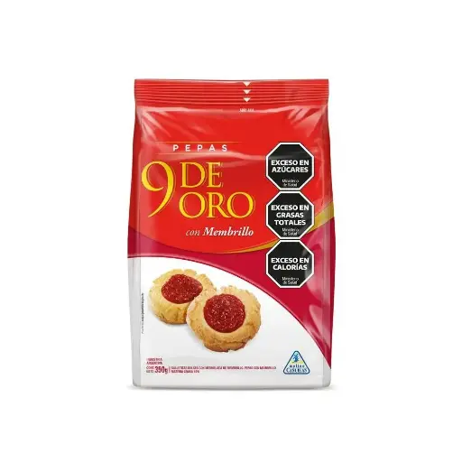 [Productos Almacen > Galletas] Pepas 9 DE ORO 350gr