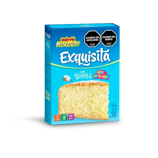 [Productos Almacen] Bizcochuelo EXQUISITA Vainilla 540gr